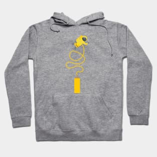 Space Condiment Mustard Graphic Hoodie